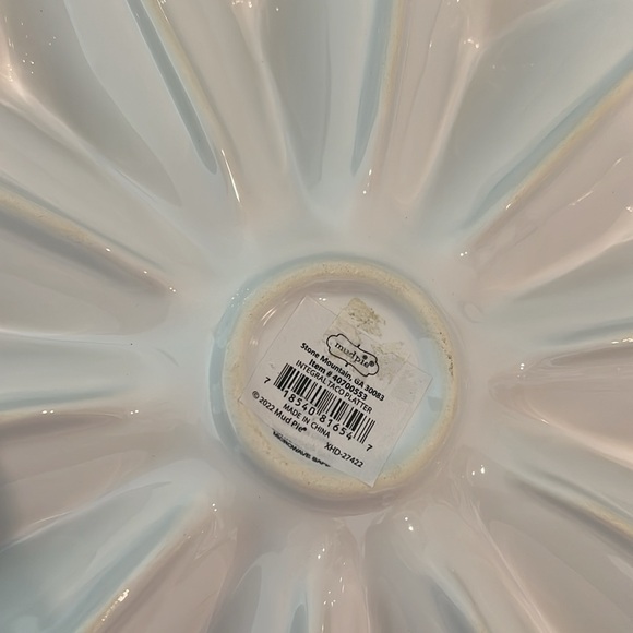 Mud Pie White Taco Shell Platter - Picture 7 of 8